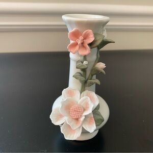 Beautiful porcelain mini flower vase vintage